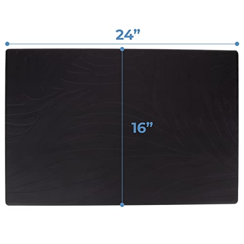 Heat Resistant Station Mat for Hair Straightener (1 Pack (Black, 16"x24"))