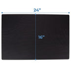 Heat Resistant Station Mat for Hair Straightener (1 Pack (Black, 16"x24"))