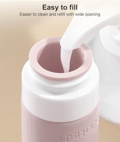 Travel Bottle for Toiletries 6 Pack (Dusty Pink)