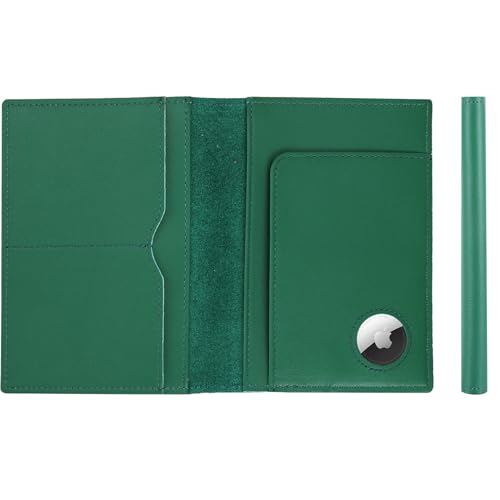 Albatross Leather Travel Passport Holder (Green)