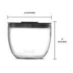 Stainless Steel Food Bowls (Geode Rose / 21.5 ounces)