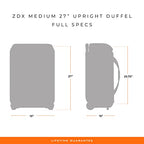 27" Medium Upright Duffle