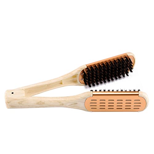 Boar Bristle Clamp Straightener (#04 Golden)