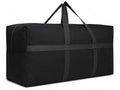 Extra Large Canvas Storage Duffle Bag (370L - 56"l x 15"w x 27"h / Canvas Black)