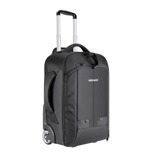 2 in 1 Rolling Camera Bag Backpack Suitcase Style (Nw3300-r)