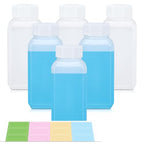 4oz Leak Proof Plastic Bottles with Caps (Translucent / 4oz)