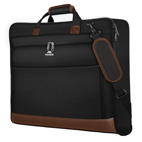 Suit Garment Bag for Travel (Black Brown)