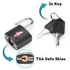 TSA Luggage Locks 8 (Black 8 packs)
