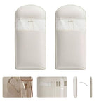 2 Packs Space Saving Garment Bag with Self Compression Zipper (Large-2Pcs)
