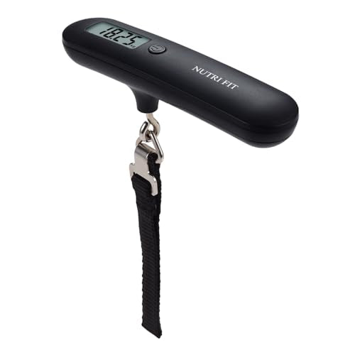 Luggage Scale Travel Digital Suitcase Weight Scale Portable 110lb (Classic Black)