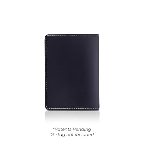 Passport Wallet with Holder for AirTag (Sapphire)