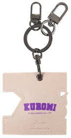 x Sanrio Character Keychain Case Compatible with Apple AirTag (College Letters Kuromi)