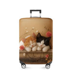 Sleeping Cats Luggage Cover (#32 / XL(fits 32-34Inch suitcase))
