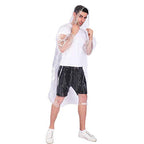 Disposable Rain Ponchos for Adults (One Size / Clear 10 Pack)
