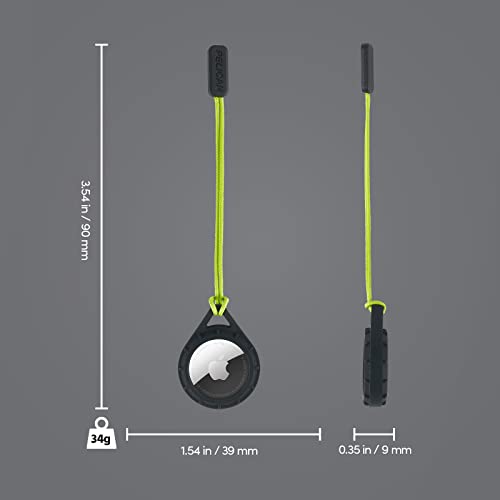 Protector AirTag Holder (Loop Black/Yellow)