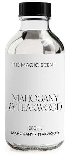 Mahogany & Teakwood Diffuser Oil Scents for Home (16.9 Fl Oz (Pack of 1))