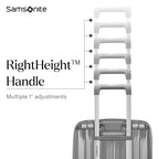 UpLIFT Carry On Hardside Luggage with Spinner Wheels (Carry-On Spinner / Silver Shimmer)