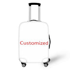 Customized Travel Luggage Covers Anti Scratch Thick Personalized Suitcase Case Fits 22 (M(for 22-25 inch luggage) / 1-Customized)