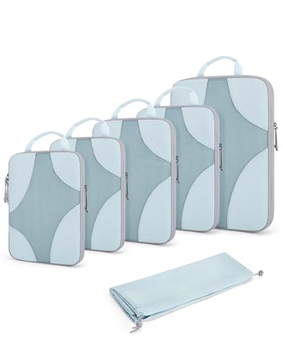 Compression Packing Cubes (Clear Blue)