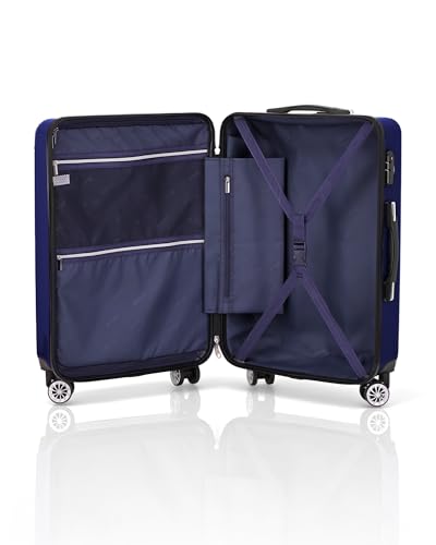 Luggage Lightweight and Durable Hardshell (navy new / M(24in))