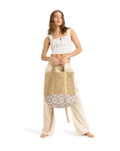 Women's Beach Tote Bag (One Size / Beach Lover - Portabella Tropical Tile)