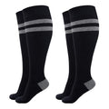 Pregnancy Compression Socks Women (4X-Large / Black/Black)