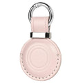 Leather Holder Keychain for AirTag 2nd Gen (B8-Pink)