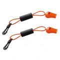 Whistle with Lanyard Safety Boat Whistle (Orange and Balck)