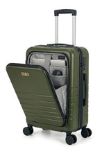 Hardside Carry On Luggage 22x14x9 Airline Approved (Olive Green)