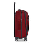 ZDX Expandable Luggage with 4 Spinner Wheels (Carry-On 21 Inch / Brick)