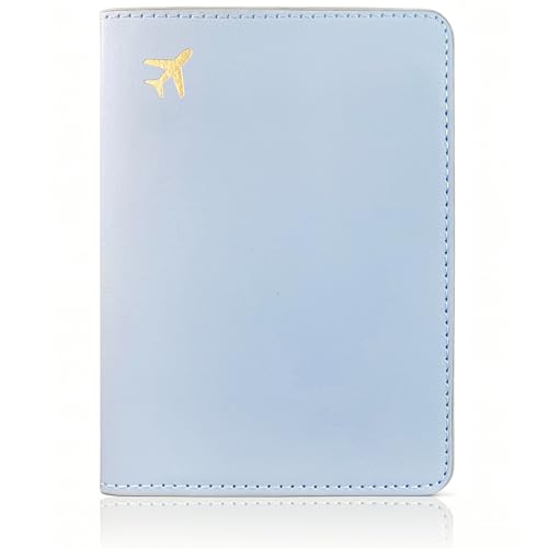 Passport Holder for Travel Essentials (Light Blue)