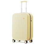20 Inch Carry On Luggage PC Hardside Suitcases with Wheels & TSA for Travel Woman Men (Lark Yellow TSA2 / 20-inch)