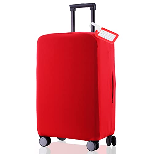 Travel Luggage Cover (Red / 26-27 inch)