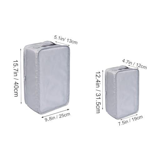 Travel Shoe Bags (Grey / 2+2 Packs)