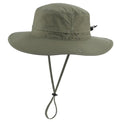Sun Hat for Men UV Protection Safari Hat for Fishing Hiking Gardening Breathable Cowboy Hat UPF50 Light Army Green (Large / Light Army Green)