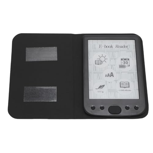 6 Inch E Reader Digital Reader Electronic Book Reader with 800x600 High Resolution Screen Multifunctional Navigation Buttons for PDF EPUB TXT DOC FB2 MOBI (16GB / 16GB)