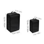 Travel Shoe Bags (Black / 2+2 Packs)
