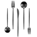 Silverware Set for 8 (Matte Black)