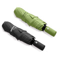 Small Compact Travel Umbrella with UV Protection for Sun & Rain (K-2 Pack Macha Green & Black)