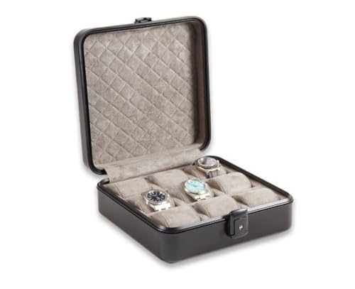Prague Aluminum Watch Case in Matte Black (Black)