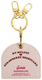 Keychain Case Compatible with Apple AirTag (My Melody X Strawberry Shortcake)
