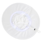 UPF 50+ Wide Brim Sun Hat for Men Women Foldable Beach Bucket Hat Summer Outdoor Fishing Hat UV Sun Protection Cap for Hiking Gardening Golf White (White)