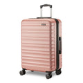 26" Hardside Medium Checked Luggage (Rose Gold / Medium Checked)