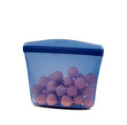 Premium Reusable Silicone Food Storage Bowl (Deep Ocean / 1-Cup)