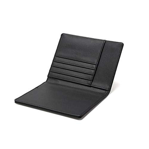 Travel Wallet & Family Leather Passport Holder Cover RFID Blocking Travel Wallet (Black)