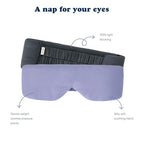 Asteroid Grey Sleep Mask 23” x 4” Weighted Eye Mask for Sleeping 0.75 lbs 100% Light Blocking Mask for Travel and Rest Silky Soft Fabric for Deep Gentle Sleep (Asteroid Grey)