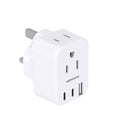 US to UK Ireland Travel Plug Adapter (Type G - UK Ireland)