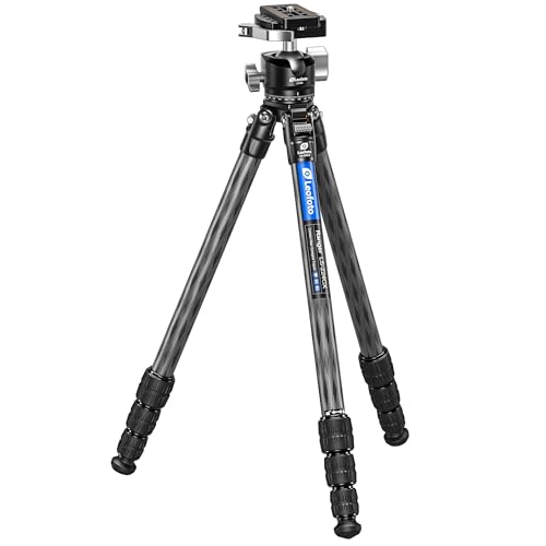 46" Video Carbon Fiber Tripod Ball Head Compact LF (LS-224CX+LH-30LR:Max Load 6KG-4 Sections)