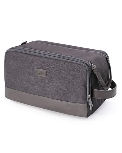 Travel Toiletry Bag for Men (L, Grey / Large)