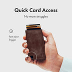 Parliament Pop Up Leather Wallet for Men (Classic Brown)